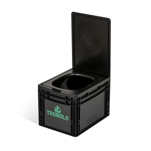 TROBOLO BilaBox (1. Generation) – Campingtoilette im Eurobox-Format [29x40x30] – Mobile Trockentrenntoilette für unterwegs – Ohne Gerüche, Wasser & Chemie