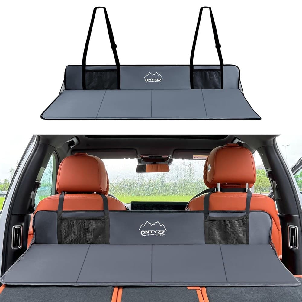ONTYZZ Nicht-aufblasbar Auto Camping Matratze Zusammenklappbar SUV Bettmatratze für Schlafen Tragbar Auto Rücken Sitz Extender für SUV LKW