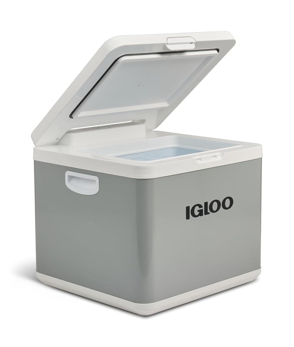 Igloo IH45 Hybrid Kompressor Kühlbox 45L – 12V & 230V Mini‑Kühlschrank für Auto, Camping, Wohnmobil & Boot – elektrische Hybrid Kühlbox mit starker Kühlleistung, leise & energieeffizient