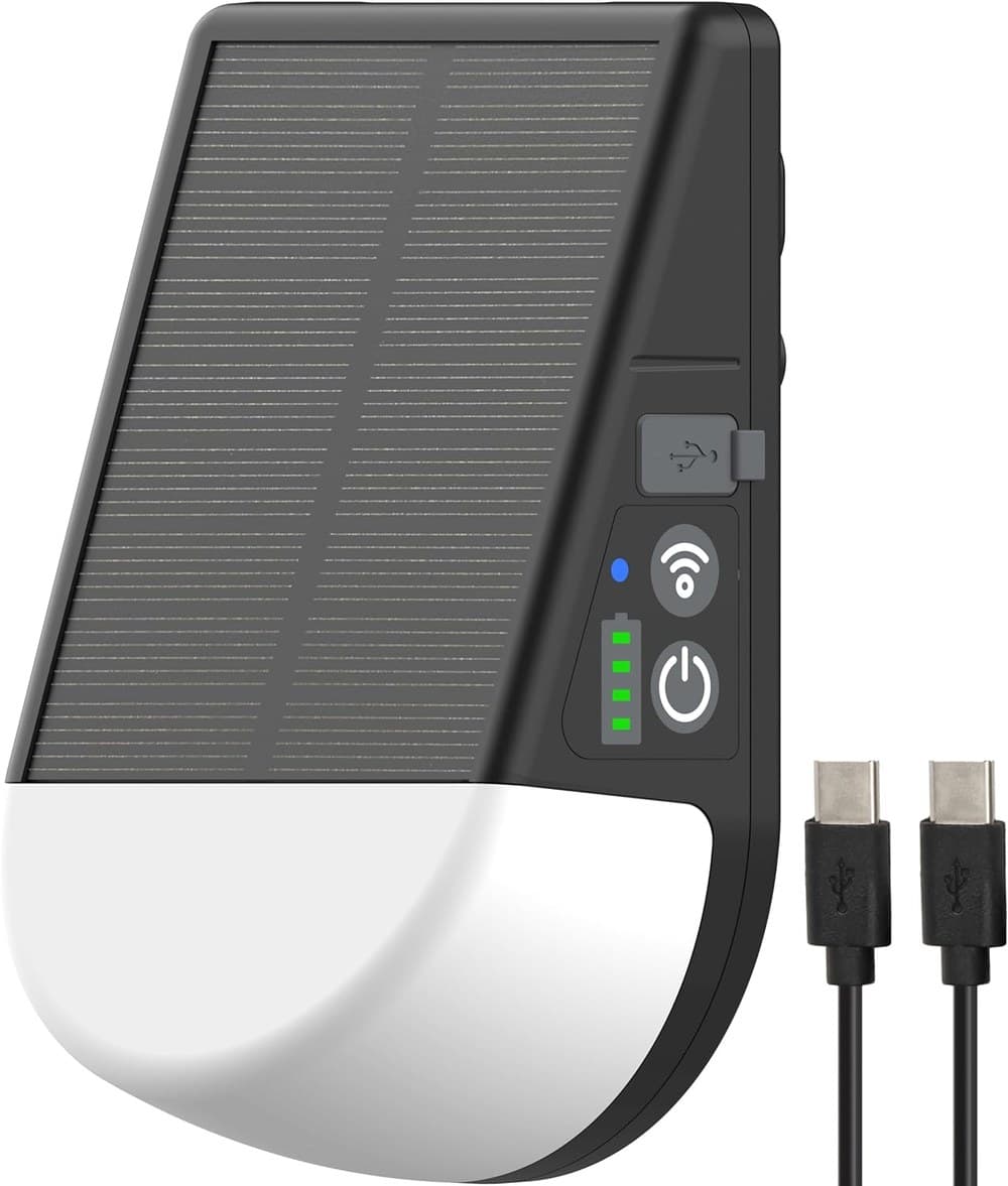 Brennenstuhl Akku Solar LED Outdoor Lampe KL 300 AS (250lm, Wandleuchte mit Bewegungsmelder, IP54, 3 Leuchtstufen, max. 20h Leuchtdauer, Adapter für Kederschiene an z.B. einem Wohnwagen)